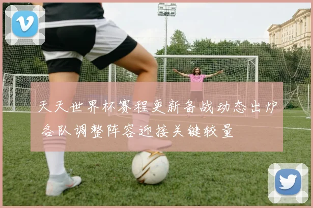 天天世界杯赛程更新备战动态出炉 各队调整阵容迎接关键较量